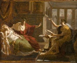 Virgile Lisant L'eneide Devant Auguste Et Livie