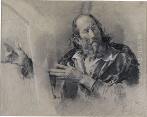 King David Playing The Harp