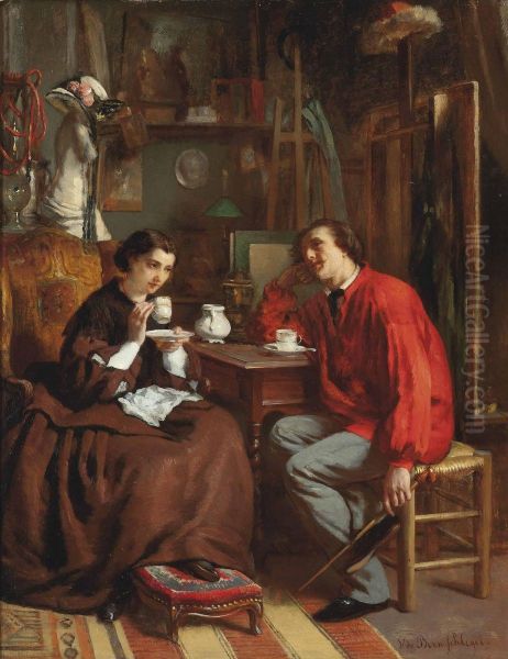 Tea Time In The Artist's Studio - view 1