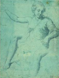 Etude De Femme, Reprise De La Jambe Droite by Jean, Bourges De Boucher