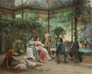 The Attentive Guests by Adrien de Boucherville