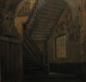Interieur D'une Maison De Maitre by Henri De Braeckeleer
