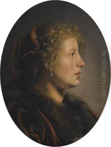 Study Of A Young Woman In Profile by Salomon de Bray