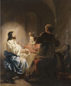The Supper At Emmaus by Salomon de Bray
