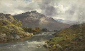 When The Trout Rise by Alfred de Breanski