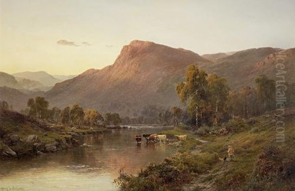 An Evening Glow At Dunkeld N.b. - view 1