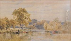 The Weir Backwater Pangbourne On The Thames