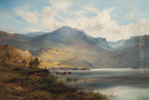Highland Light by Alfred de Breanski