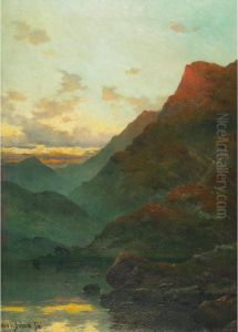 Blen Farm by Alfred Fontville De Breanski