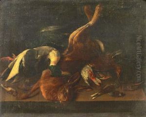 Game On A Wooden Ledge by Bernaert De Bridt