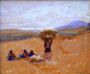 Moissons En Afrique Du Nord by Alexis Louis De Broca