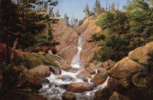 Waterfall by Charles DeWolf Brownell