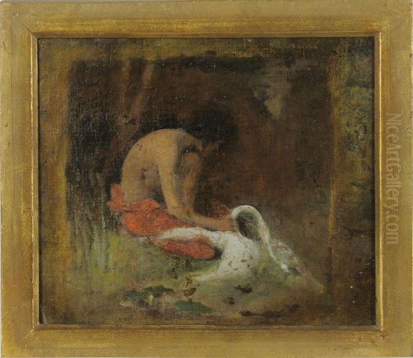 Indian And Swan - view 1