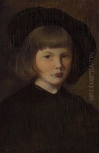 Head Of A Child by George Forest De Brush
