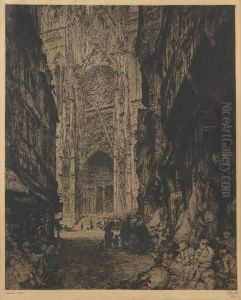 La Cathedrale De Rouen by Jules De Bruycker
