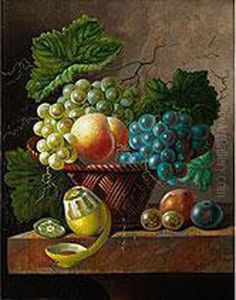 Fruchtestilleben by Cornelis Johannes De Bruyn