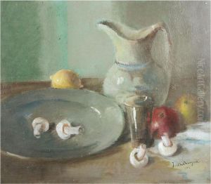 Still Life With Mushrooms by Joris De Bruyne