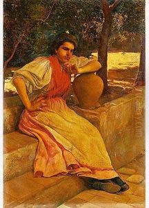 Mujer Con Cantaro