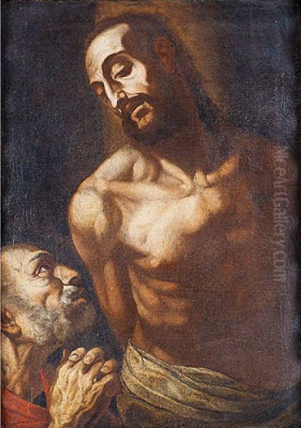 "san Pedro En Lagrimas Ante Cristo Atado A La Columna" - view 1