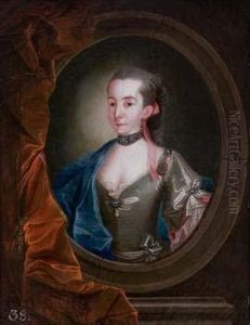 Retrato De Dama De Corte by Jose De Campeche