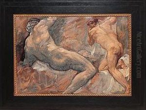 The Struggle by Adolfo De Carolis