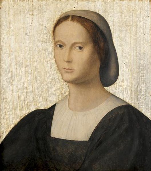 Portrait De Femme A La Coiffe - view 1
