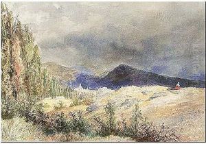 Paisaje Con El Escorial Al Fondo by Pedro Perez De Castro