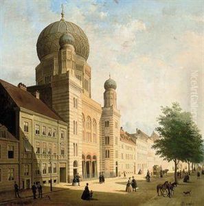 The Synagogue In The Oranienburger Strass, Berlin