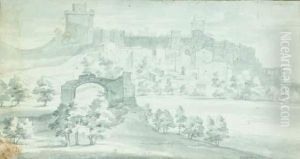 Vue De Terracina, Sur La Via Appia Entre Rome Et Naples by Jean-Baptiste De Champaigne