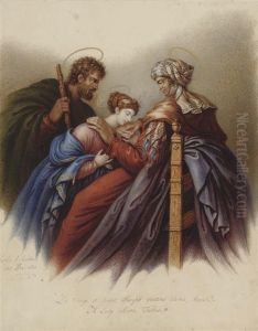 The Virgin And St. Joseph Visiting St. Anne