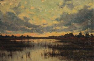 Paysage by Alphonse De Clercq