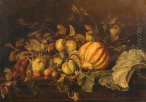 Stilleben Mit Fruchten by Marguerite Carolina De Clercq
