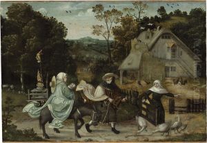 The Flight Into Egypt by Jan Wellens de Cock