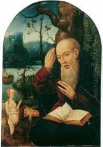 Die Versuchung Des Hl. Antonius. by Jan Wellens de Cock