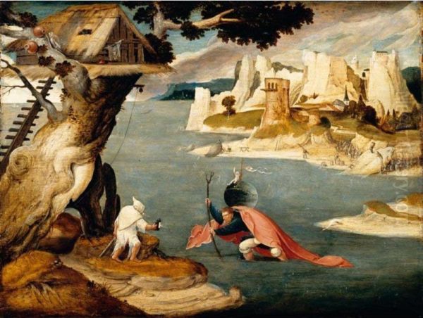 Saint Christopher Carrying The Infant Christ - view 1