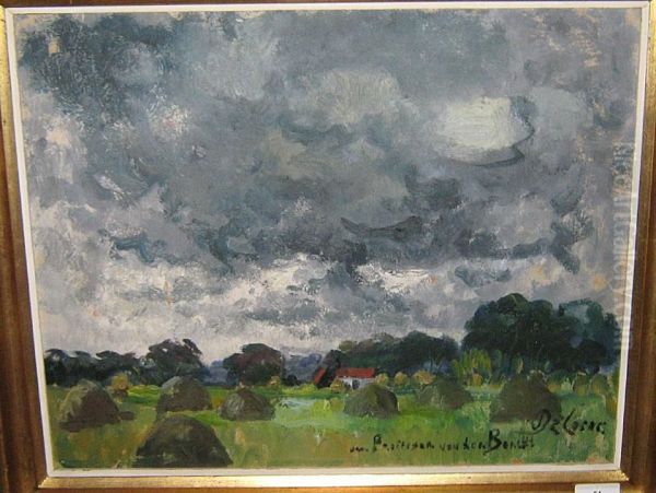 Hooimijten Onder Dreigende Hemel - view 1