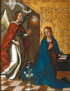 L""""annonciation by Antonio De Comontes