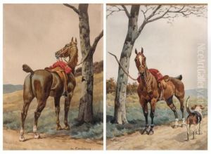 Cheval Appartenant A Monsieur Henri D by Charles Fernand de Condamy