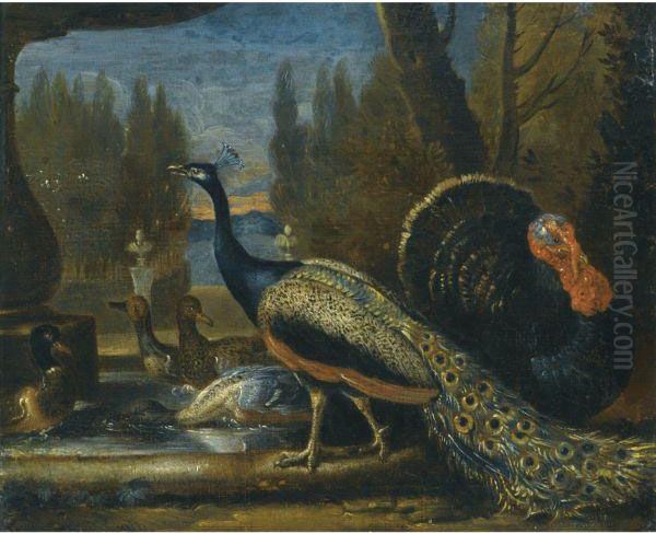 A Still Life With A Hare, Birds And A Spaniel - view 1