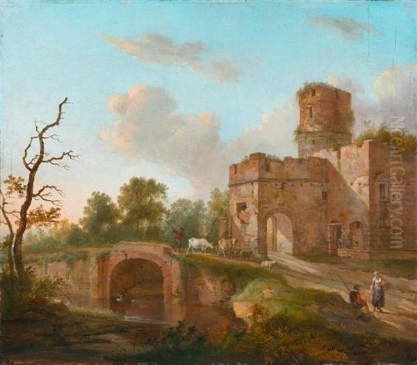 Landscape With A River And Ruins - view 1