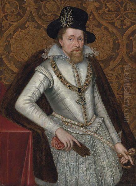 Studio Portrait Of King James I Of England And Vi Of Scotland - view 1