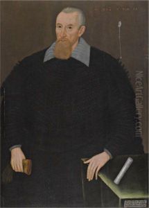 Portrait Of Edward, Lord Bruce (1549-1618) by John de Critz