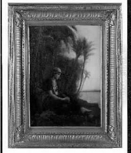 L'egyptienne Au Bord Du Nil by Emmanuel De Dieudonne