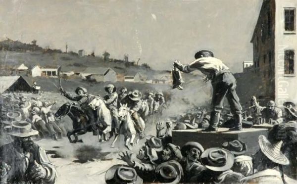 An Auction In The Mines, Colima - view 1