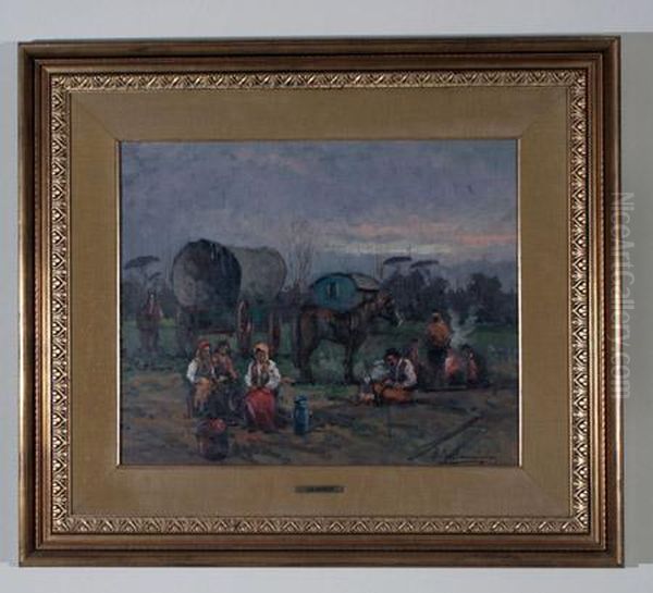 Peasants In A Landscape - view 1