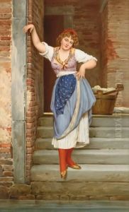 Venezianische Wascherin by J-B. Duch. Gisors De Duchesne Des Argilliers