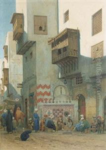 Binnenplein Te Kairo: On An Oriental Square by Willem De Famars Testas