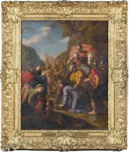 Le Portement De Croix by Henri Antoine de Favanne