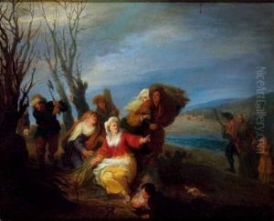 Allegorie De L'hiver by Henri Antoine de Favanne