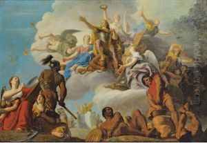 Appartenant A Une Collection Particuliere
 

 
 
 

 
 La Bataille D?almanca Ou La Bataille De Villaviciosa [ ; The Battle Of Almanca Or The Battle Of Villaviciosa ; Oil On Canvas]